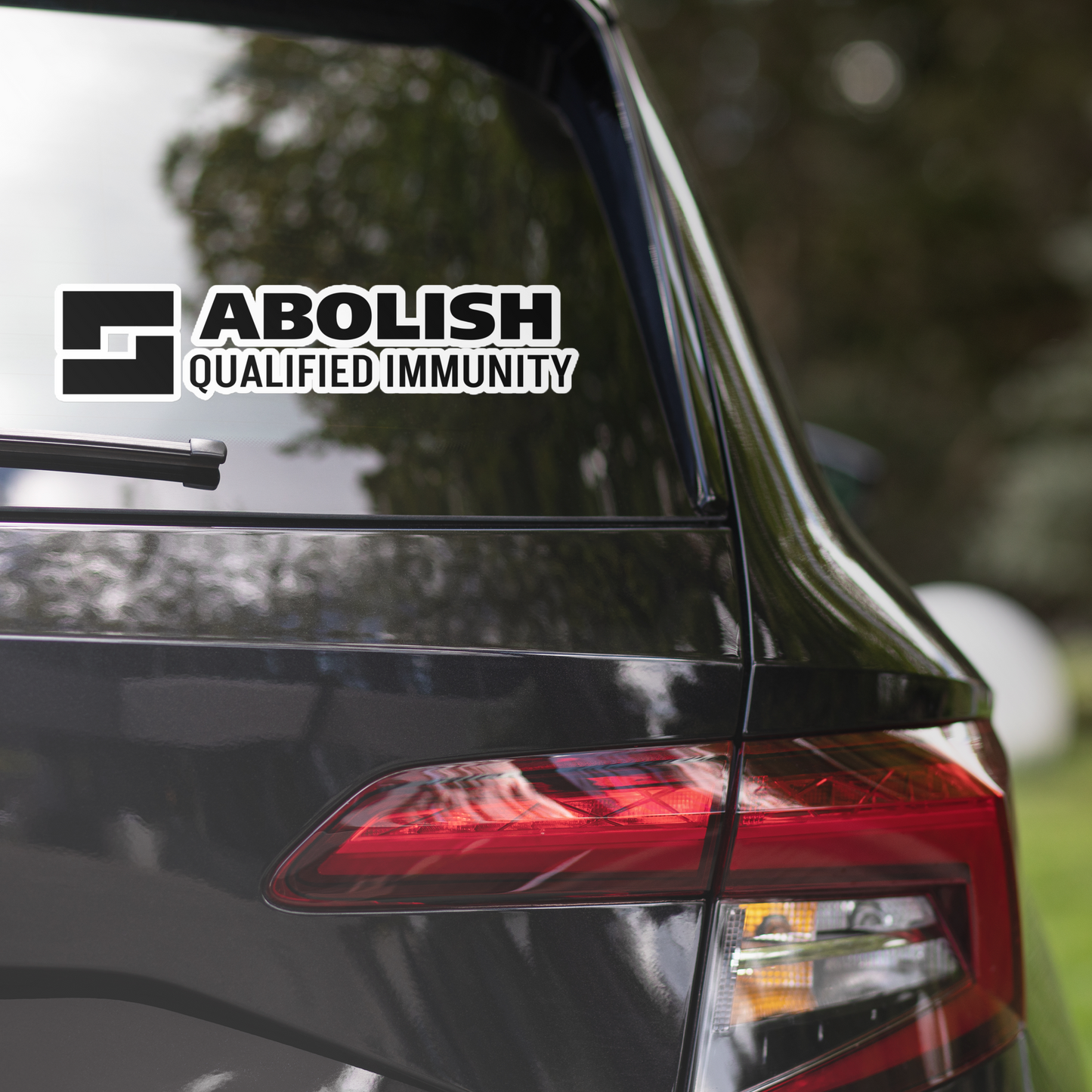 Abolish Qualified Immunity Bumper Sticker