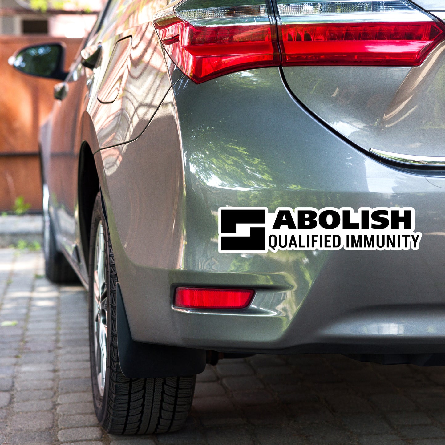 Abolish Qualified Immunity Sticker - Vinyl